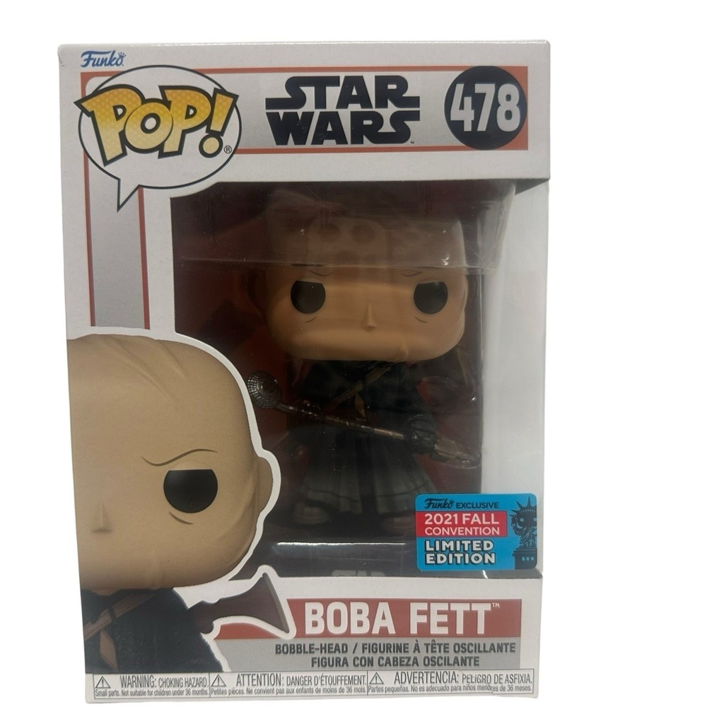Funko Pop! Star Wars 478 Boba Fett 2021 Fall Convention Exclusive Vinyl Figure